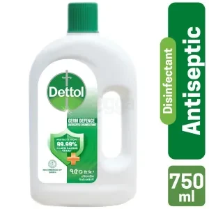 Dettol Antiseptic Disinfectant Liquid 750ml for First Aid, Medical & Personal Hygiene- use diluted