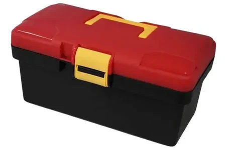 14 Inch PP Plastic Fast Aid Box with Tray and Removable Parts Box