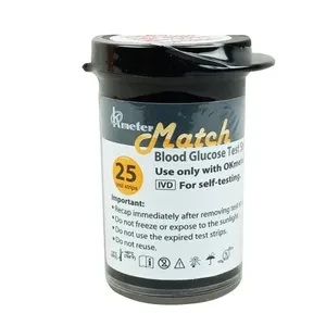 Okmeter Match Blood Glucose Strip 25's Pack